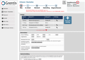 Ereigniseintrag (Prototyp)